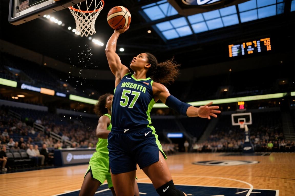 09月20日WNBA常规赛西雅图风暴57-70金州女武神集锦