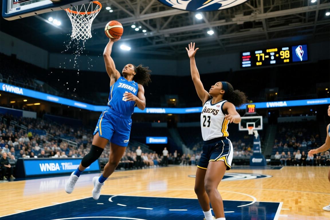 WNBA常规赛西雅图风暴77-98拉斯维加斯王牌全场集锦