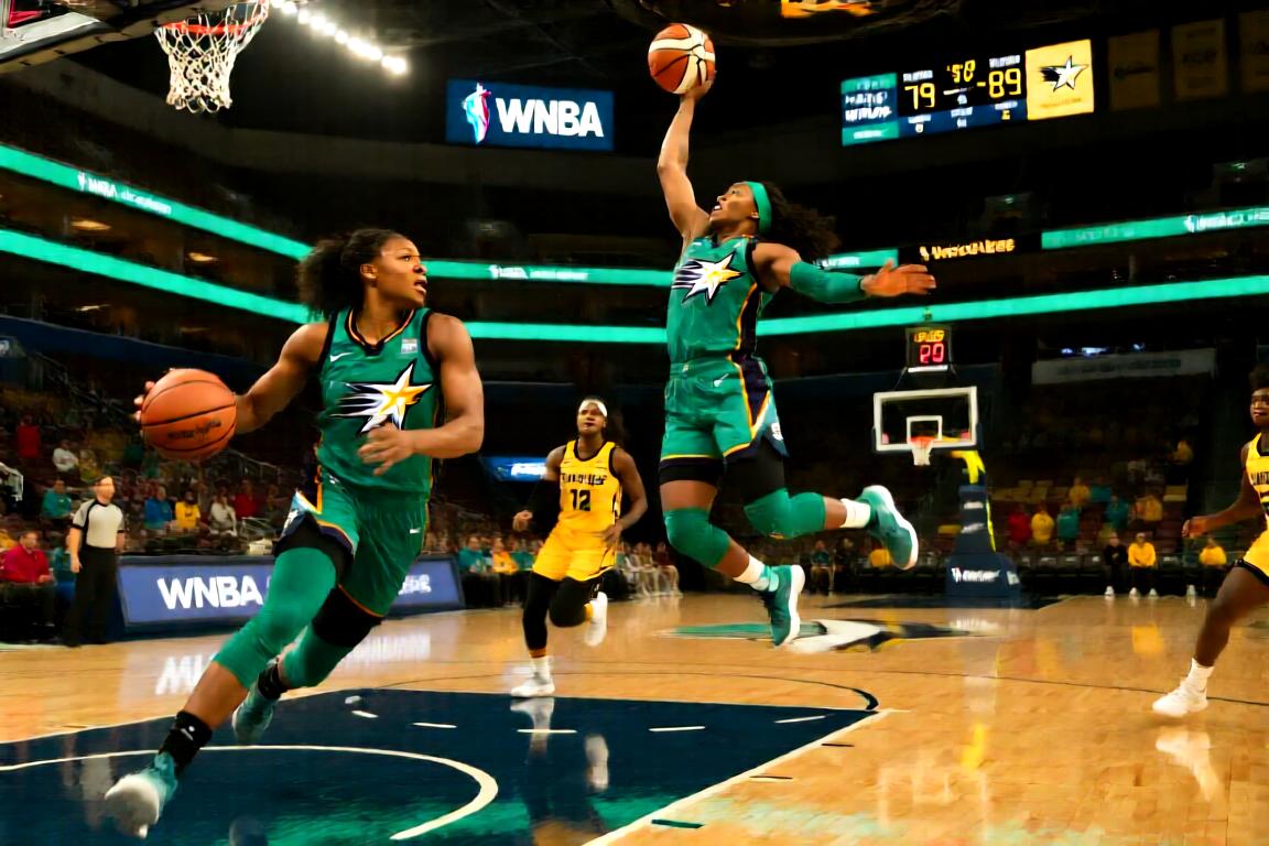 WNBA常规赛洛杉矶火花79-89拉斯维加斯王牌全场集锦