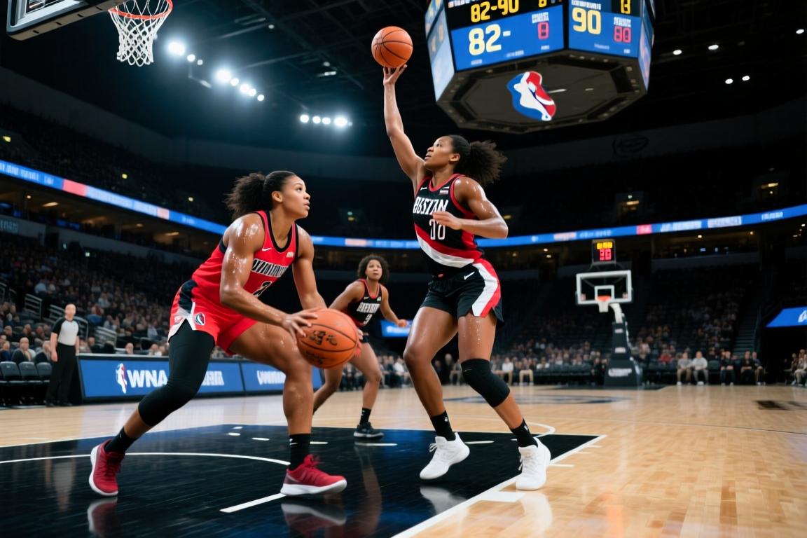 WNBA常规赛金州女武神82-90波特兰火焰全场集锦