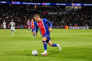 巴黎全队身价变化：霍茨+500万、德罗+500万、舍瓦利耶-300万