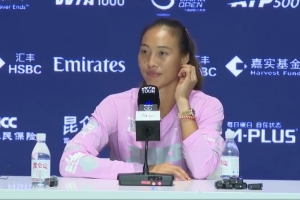 郑钦文谈观众加油:怎么开心怎么来就好,如何适应是球员该去做的