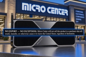 买张显卡还要查身份证!美国RTX5090严禁私自带出境 需签署声明
