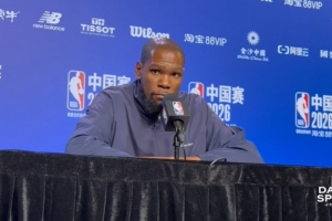 火箭是总冠军竞争者?KD:那就是我们目标 每队都有这样的标准