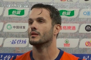卡扎伊什维利：我们从第一分钟就准备好了比赛，感谢球迷雨天支持