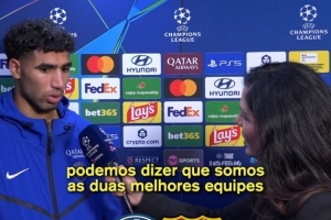 阿什拉夫：我们与巴萨是当今最好的两支球队，比赛风格也相同