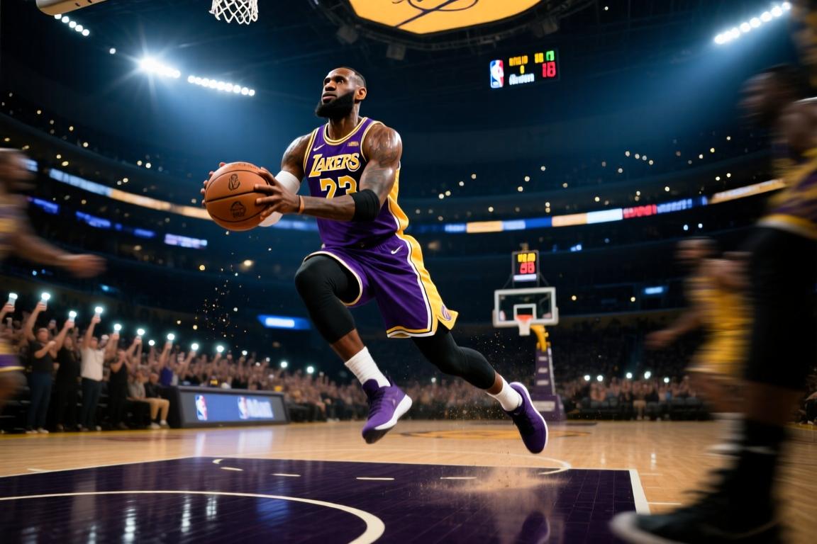 NBA官方：詹姆斯怒砍两双 率队在主场完成个人生涯最大逆转好戏