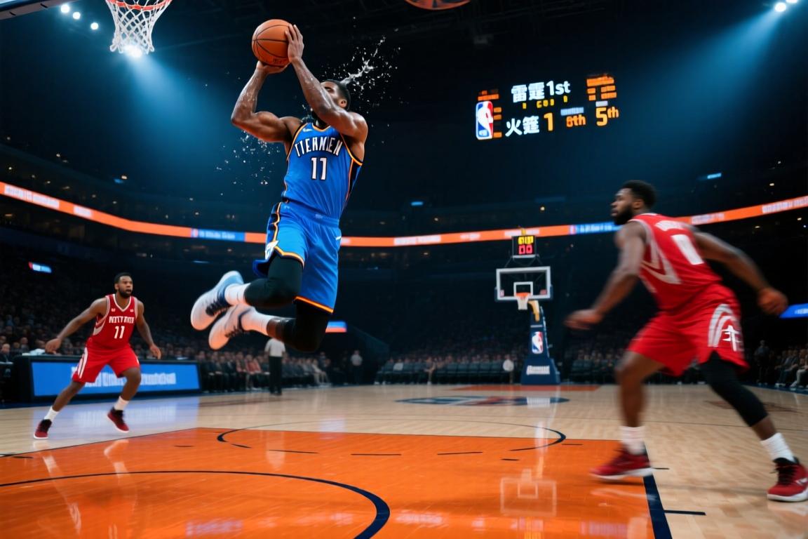 NBA战力榜:雷霆登顶 火箭第4 76人第5 马刺掉第6 湖人第7 勇士26