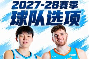 486万&955万~开拓者官方：已执行杨瀚森&克林根27-28赛季球队选项