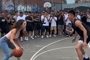 这样干扰罚球真的好吗 这谁扛得住诱惑啊
