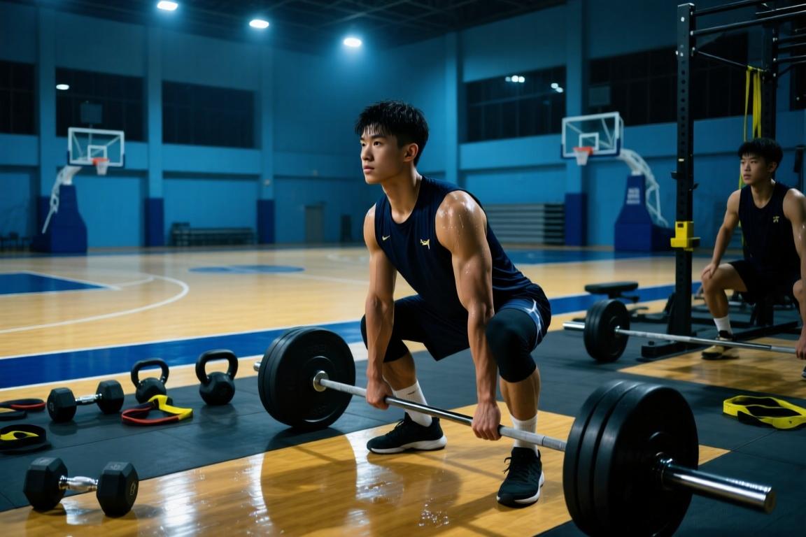 补齐短板！杨瀚森赛后和队友加练力量！采访称和队友们是各司其职