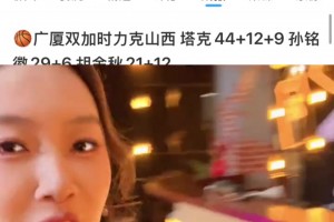 双加时！美女主持人裴优：今天CBA 你看了吗？