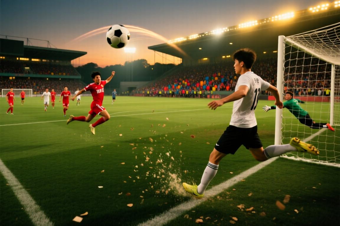 高空轰炸！李宇轩角球助攻，杨苡欢头球破门！U16男足扳平比分