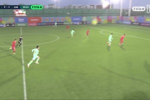 吉尔吉斯斯坦第3次送点，中国U15男足4-0领先